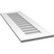 Ekena Millwork Vertical Surface Mount PVC Gable Vent: Non-Functional, w/ 3-1/2"W x 1"P Standard Frame, 14"W x 40"H GVPVE14X4001SN - alternate 3